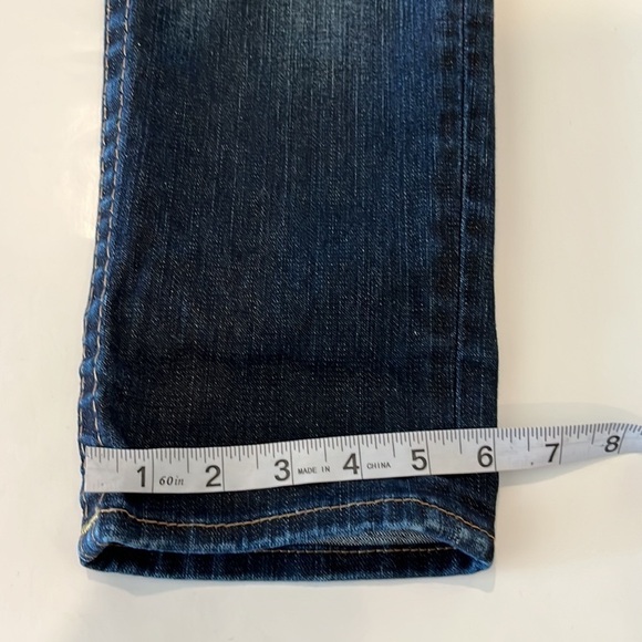 True Religion Ankle Crop Denim Jeans Low Rise Size 26 - Picture 7 of 16